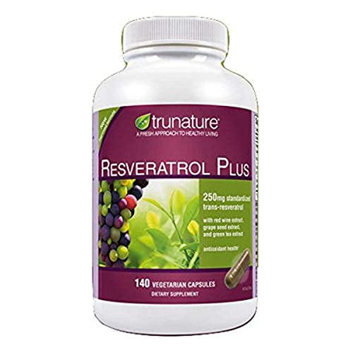 TruNature Resveratrol Plus 250 mg of Resveratrol Plus 50 mg each of