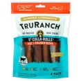 thumbnail image 1 of TRURANCH Collagen Rolls - 6" Collagen Rolls for Dogs - Long Lasting Healthy Joint Support Dog Treat - Rawhide Alternative - Skin & Coat Health - Made with Real Beef, 1 Bag, 4 Count, 1 of 9