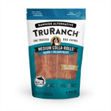 (10 pack) TruRanch Medium Salmon Collagen Rolls, 4 Count