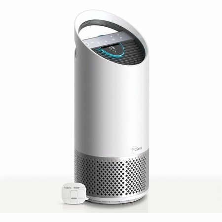 TruSens Air Purifiers with Air Quality Monitor - HEPA, Ultraviolet - 375 Sq. ft. - White