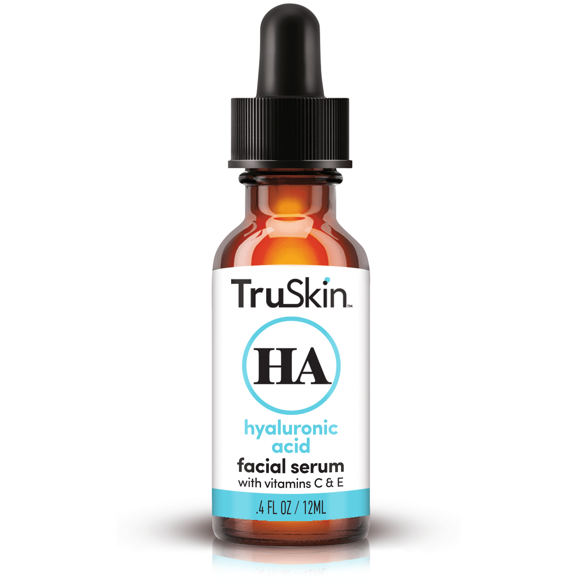 TruSkin Hyaluronic Acid Serum for Face, Hydrating Facial Serum, All Skin Types, 0.4 fl oz