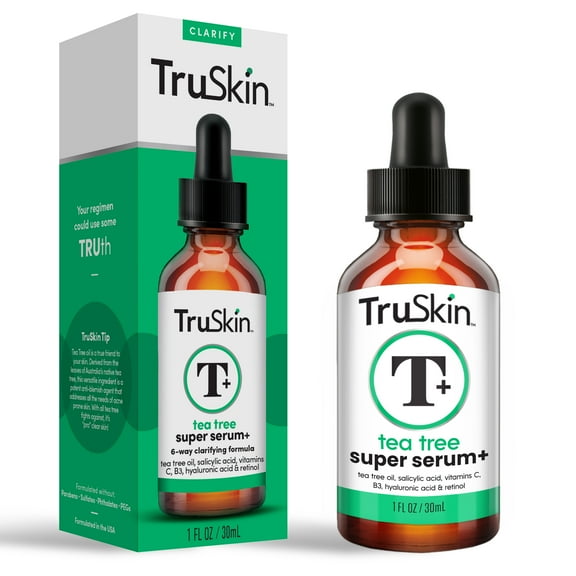 TruSkin Tea Tree Oil Acne Treatment Serum, 1 fl oz