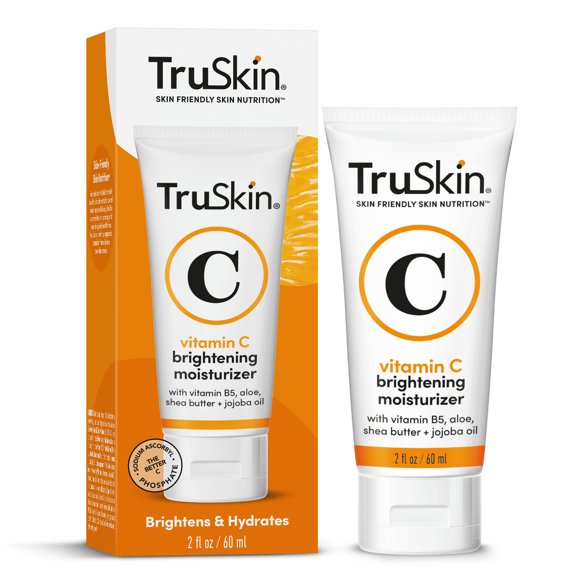 TruSkin Vitamin C Brightening Moisturizer For Face With Vitamin C, Vitamin B5, Vitamin E, Jojoba Oil, Aloe Vera Anti Aging, Wrinkle Cream, 2 fl oz