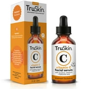 TruSkin Vitamin C Facial Serum, Anti-Aging Blend for Brighter-Looking Skin with Soothing Squalane, 1 fl oz