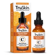 TruSkin Vitamin C Facial Serum, Anti-Aging Blend for Brighter-Looking Skin with Soothing Squalane, 1 fl oz