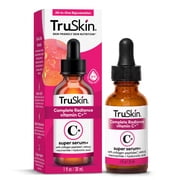 TruSkin Vitamin C Plus Super Serum, 5-Way Rejuvenation with Vegan Collagen, 1 fl oz