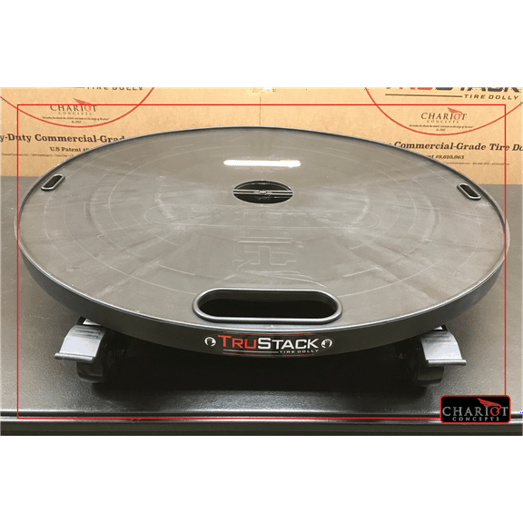 TruStack Tire Dolly - Ultra Premium 1000 Lb. Rolling Platform for Tire Storage, Transport, or Display