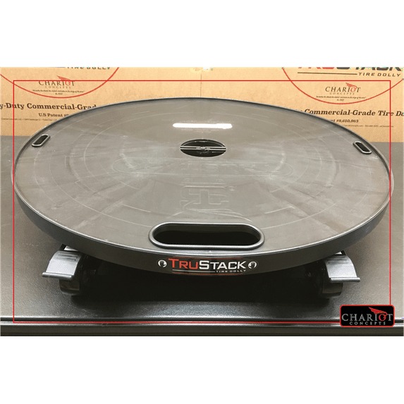 TruStack Tire Dolly - Ultra Premium 1000 Lb. Rolling Platform for Tire Storage, Transport, or Display