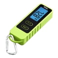 thumbnail image 1 of TruTemp Compact Battery Powered Digital Folding Meat Thermometer with Carabiner Clip, Green, 1 of 10