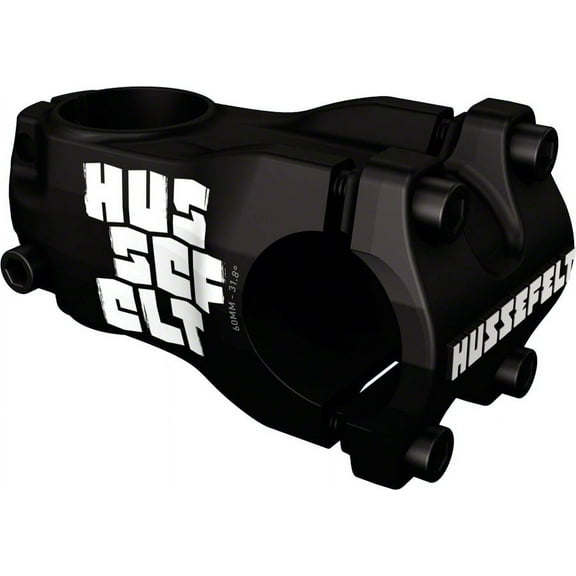 TruVativ Hussefelt Stem- Black Length: 60 Bar Clamp Diameter (mm): 31.8