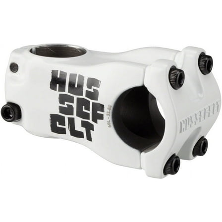 TruVativ Hussefelt Stem- White Length: 60 Bar Clamp Diameter (mm): 31.8
