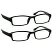 Reading Glasses 0.75| Best 2-Pack of Black Readers for Men and Women ...
