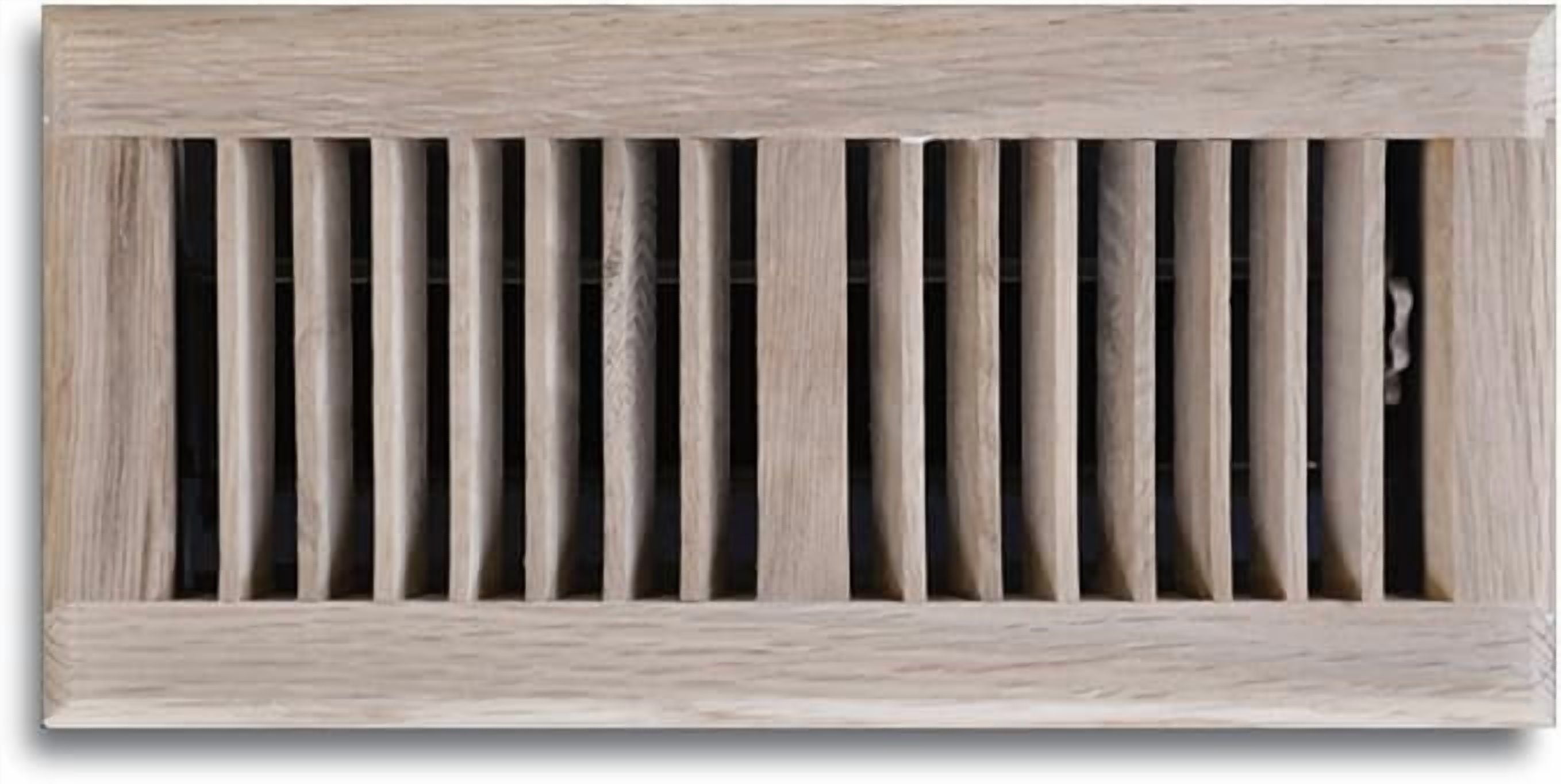 Truaire C168-OUF 06X12(Duct Opening Measurements) Solid Oak Floor Grille 6-Inch