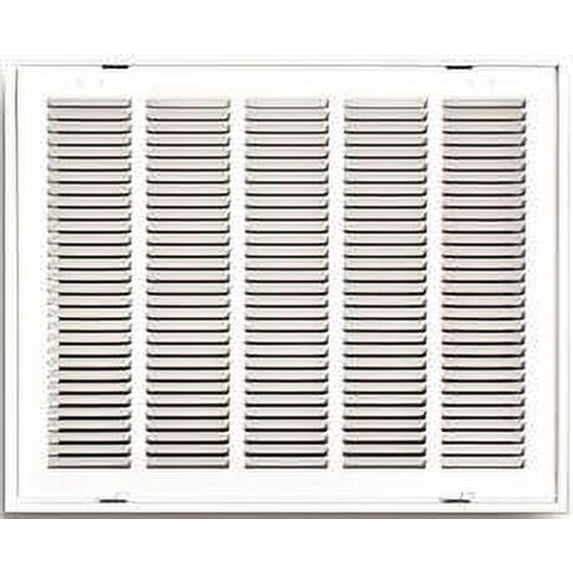 Truaire Stamped Return Air Filter Grille, Hinged, 40 In. X 20 In., White