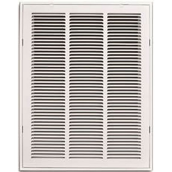 Truaire Stamped Return Air Filter Grille, Removable Face, 20 In. X 30 In., White