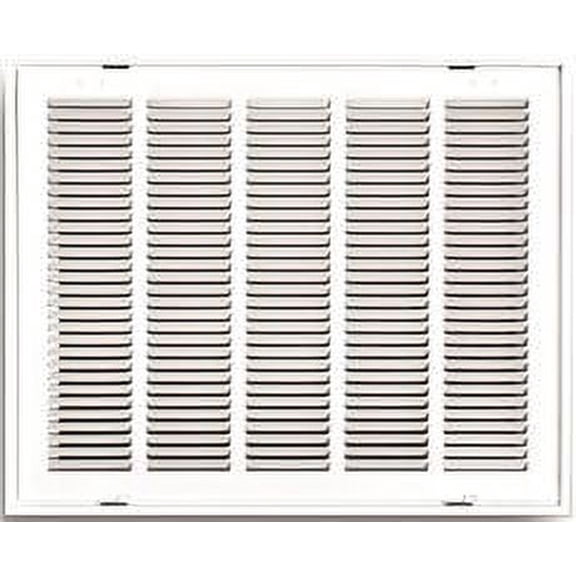 Truaire Stamped Return Air Filter Grille, Removable Face, 25 In. X 20 In., White