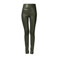 thumbnail image 1 of Trubkh Butt Lifting Leggings for Women No Front Seam Leggings for Women Scrunch Butt Leggings for Women Butt Lifting Pants for Women Womens Athletic Shorts Workout Biker Shorts for Women Green 2 L, 1 of 5