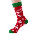 thumbnail image 1 of Trubkh Fuzzy Christmas Socks Cotton Socks for Women Cozy Socks Fall Fuzzy Socks for Women Fuzzy Socks Retro Socks Red One Size Red One Size, 1 of 2