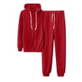 thumbnail image 1 of Trubkh Lounge Sets for Women 2 Piece Sets for Women Sweat Suits for Womens 2 Piece Women's Activewear Womens Pajama Sets Womens 2 Piece Outfits Sets for Women Watermelon Red M, 1 of 2