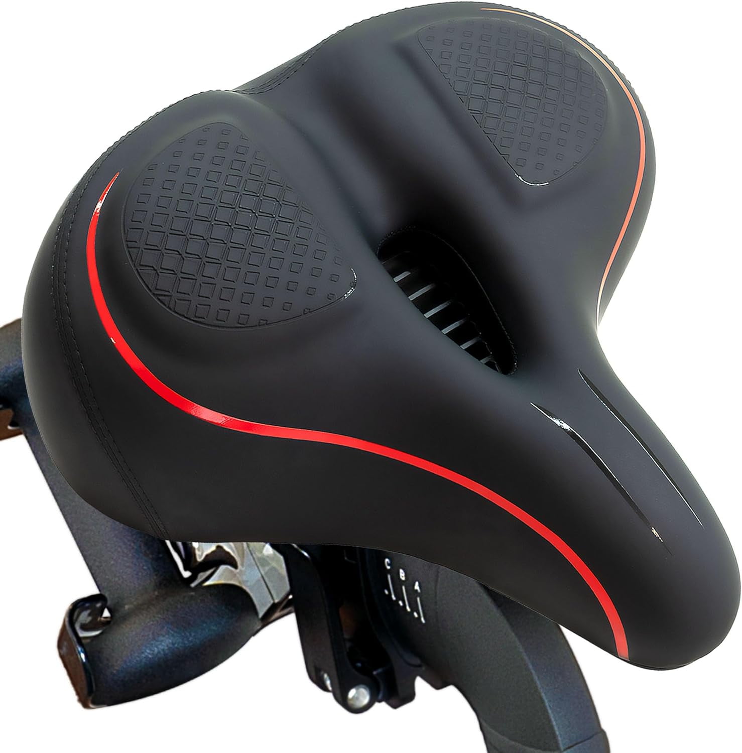 TrubliFit Indoor Wide Cushion Bicycle Saddle Men s and Women s Walmart