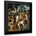 thumbnail image 1 of Trubner, Wilhelm 15x17 Black Modern Framed Museum Art Print Titled - Combat of the Titans, 1 of 5