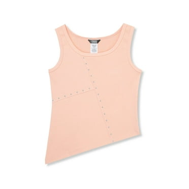 Truce girls  Studded Rib Tank, M10/12, Orange
