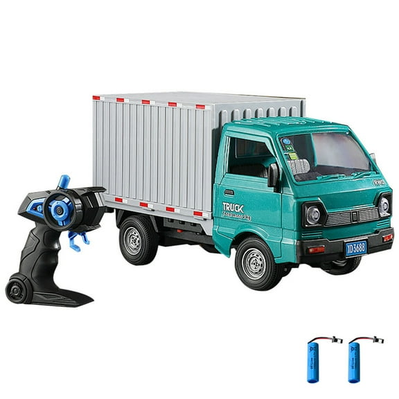 Truck 1/16 Scale Remote Control Truck Multi Direction Driving 2.4GHz RC Transporter Car With Spray Function And Brilliant Light