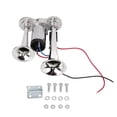 Truck Air Horn 12V 130dB Dual Trumpet Super Loud Strong Air Pressure