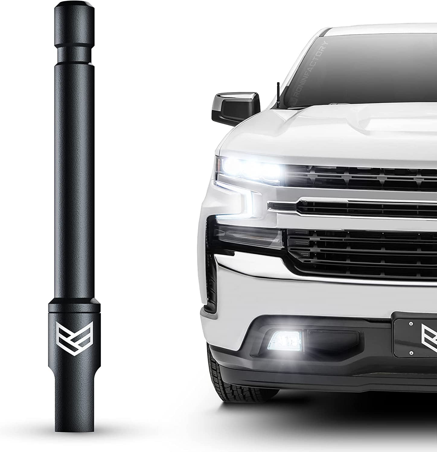 Truck Antenna Accessory for Chevy Silverado GMC Sierra Accessories 2014 Anti Theft Carwash Safe