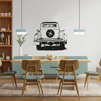 Truck Back Trucks Monster Truck Toy Cars Vehicle Wall Sticker Art Decal for Girls Boys Room Bedroom Nursery Kindergarten House Fun Home Decor Stickers Wall Art Vinyl Decoration Size (20x20 inch)