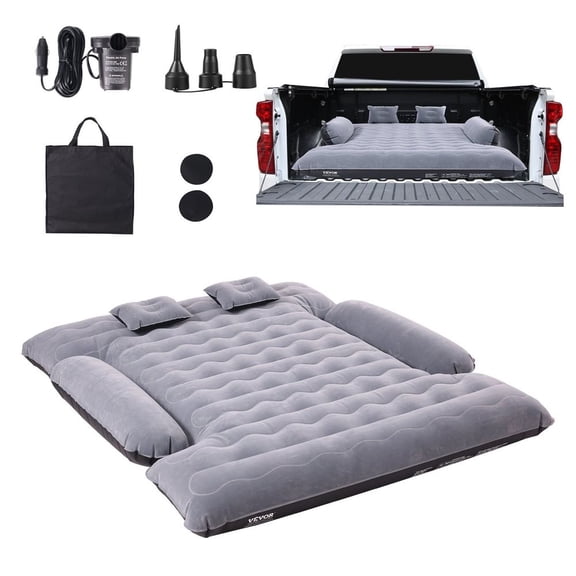 Truck Bed Air Mattress 66.5 ft Inflatable Bed with 12V Pump & 2 Pillows