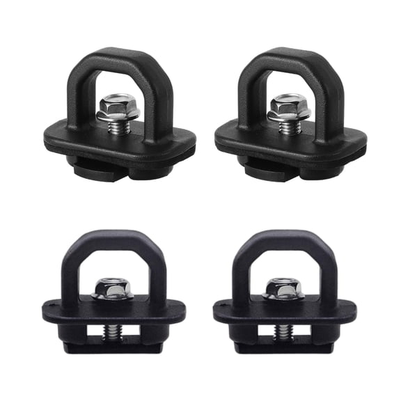 Truck Bed Cargo Anchors set Robusts Aluminum Tie Down Accessory Tie Down Brackets Simple Installs for Secure Transport