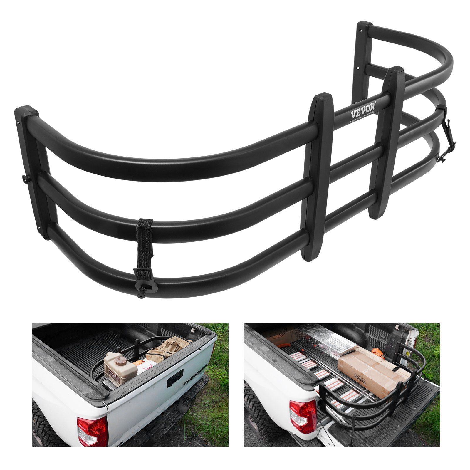 Truck Bed Extender For F-150, Silverado, Ram, Tundra, Titan - U-Shape, 2-Foot Extension, Fast Pin Release