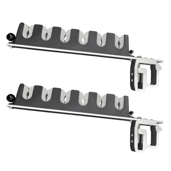 Truck Bed Fishing Rod Holder None Drill Installation Rod Holder for Trucks Capacity 4 or 6 Fishing Rods Enduring