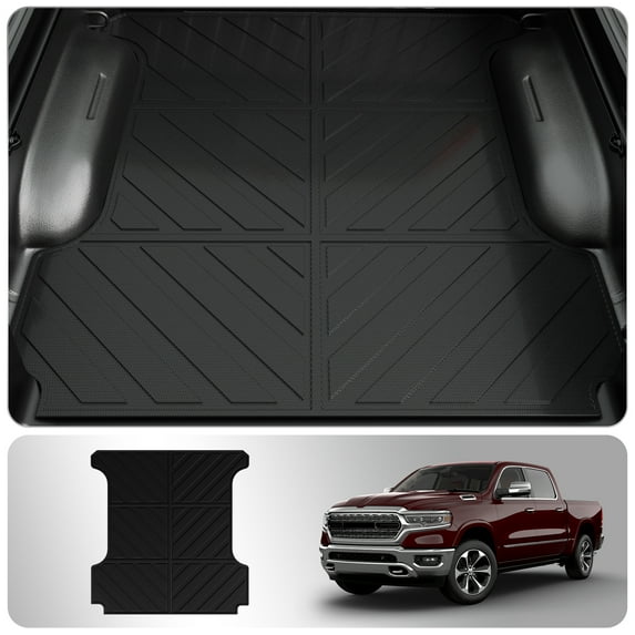 Truck Bed Mat For 2019-2025 Dodge Ram 1500 Bed Mat 5.7 FT