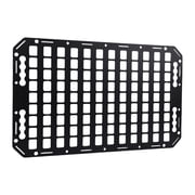 Truck Bed Molle Panel 25x15.28in Aluminum L Track Cargo Storage Tool Rack SUV Pickup RV