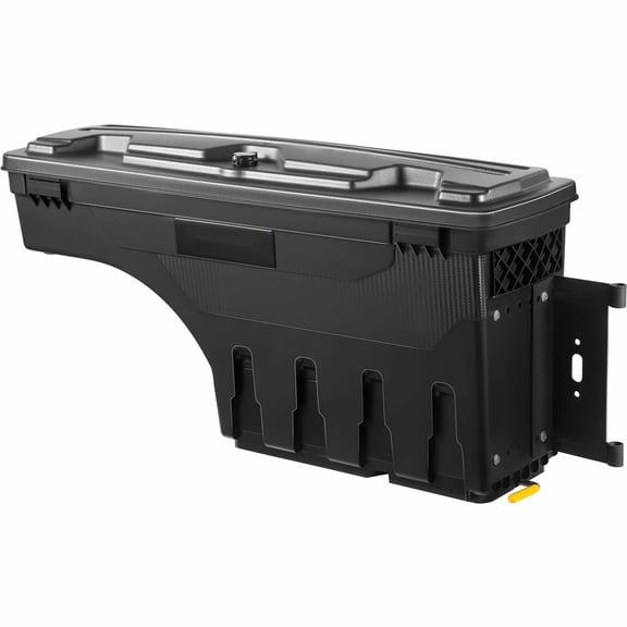 Truck Bed Storage Box, Lockable Swing Case - 6.6 Gal ABS Toolbox, Waterproof - Ford F-150 2015-2021 Passenger Side