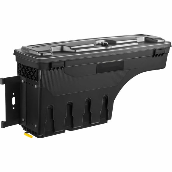 Truck Bed Storage Box, Lockable Swing Case for Ford F-150 2015-2021, 6.6 Gal ABS Toolbox