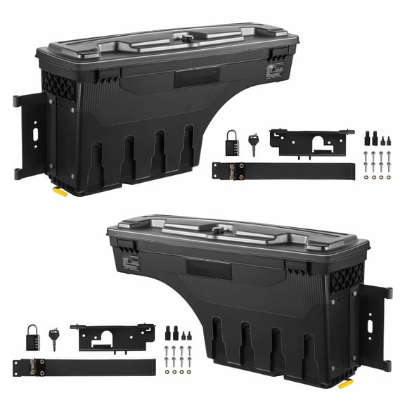 Truck Bed Storage Box for Ram 1500 2019-2021, Left/Right, ABS Toolbox