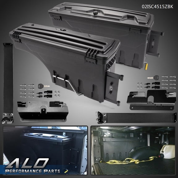 Truck Bed Storage Tool Box Fit For 2007-2019 Chevy Silverado GMC Sierra 1500