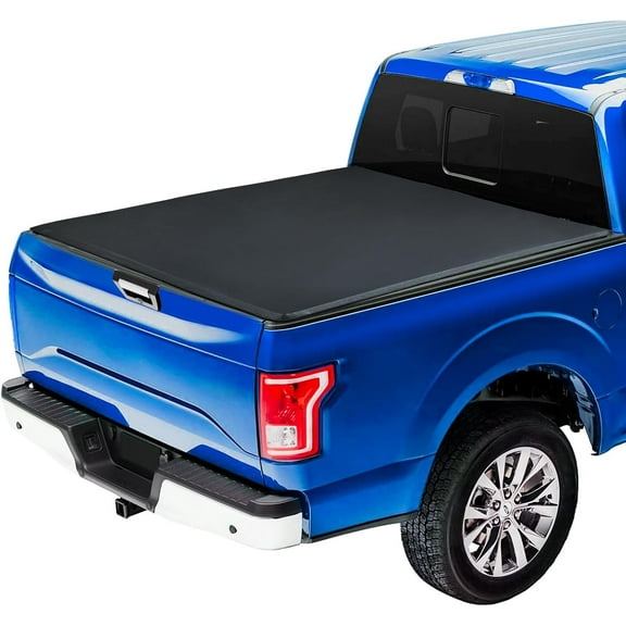 Truck Bed Tonneau Cover, Soft Tri-Fold Truck Tonneau Cover Compatible with 2020-2025 Silverado/Sierra HD2500 HD3500 6.9ft Bed
