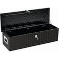 thumbnail image 1 of Truck Bed Tool Box Heavy Duty Aluminum With Sliding Shelf, Diamond Plate Toolbox for Pick Up Truck Rv Trailer, Trailer Toolbox Storage With Side Handle, Lock and Keys, 40x13x10 inch, 1 of 7