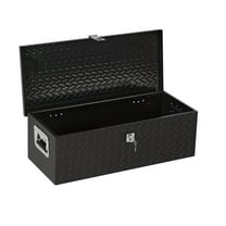 Truck Bed Tool Box, Heavy Duty Metal Tool Box Organizer, Trailer Box with Safe Hinge for Truck, Pickup, RV, Trailer