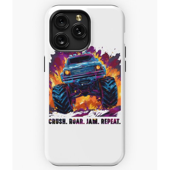 Truck Big Retro Race Dad Trucker Jam G2801 Phone Case for iPhone17 16 15 14 13 12 11 Pro Max