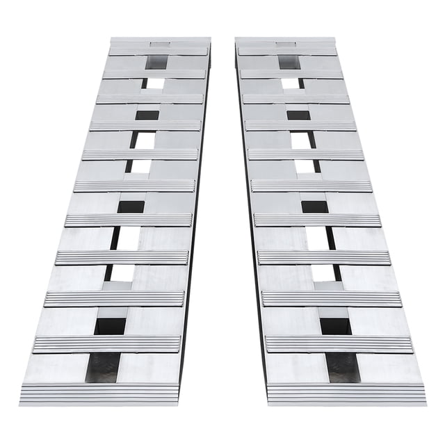 Truck Car Auto Trailer Ramps Universal Hook Aluminum Loading Ramps 2 ...