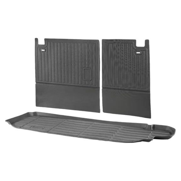 Truck Cargo Mat & Backrest Mat TPE Custom Fit for Kluger & Highlander 2020-2024