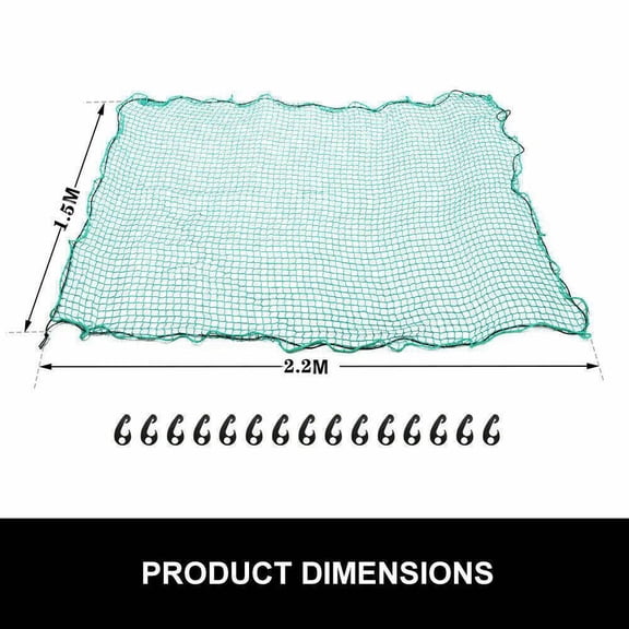 Truck Cargo Net for Transportation Security, Heavy Duty Material Ensures Elasticity and Anti Fall Protection