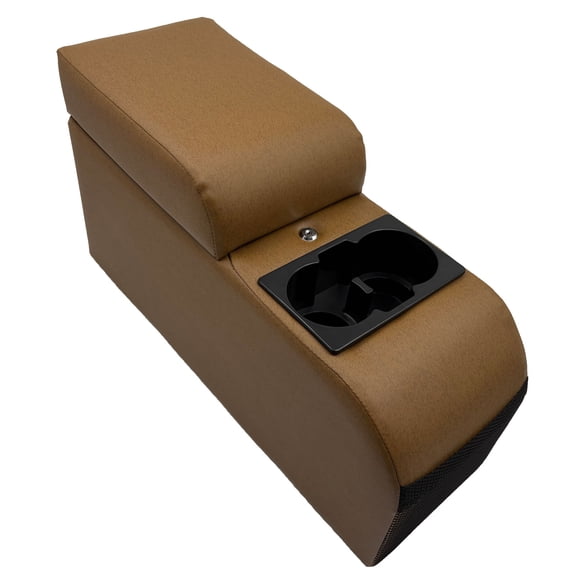 Truck Center Console Truck Seat/Bench Organizer for Jeep CJ/Wrangler YJ | Fits 1976-1983 Jeep CJ5 / 1976-1986 Jeep CJ7Brown
