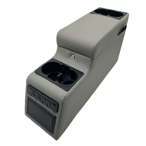 Truck Center Console Truck Seat/Bench Organizer for Jeep CJ5 1976-1983,Jeep CJ7 1976-1986,Jeep Wrangler(YJ) 1987-1995(Grey)