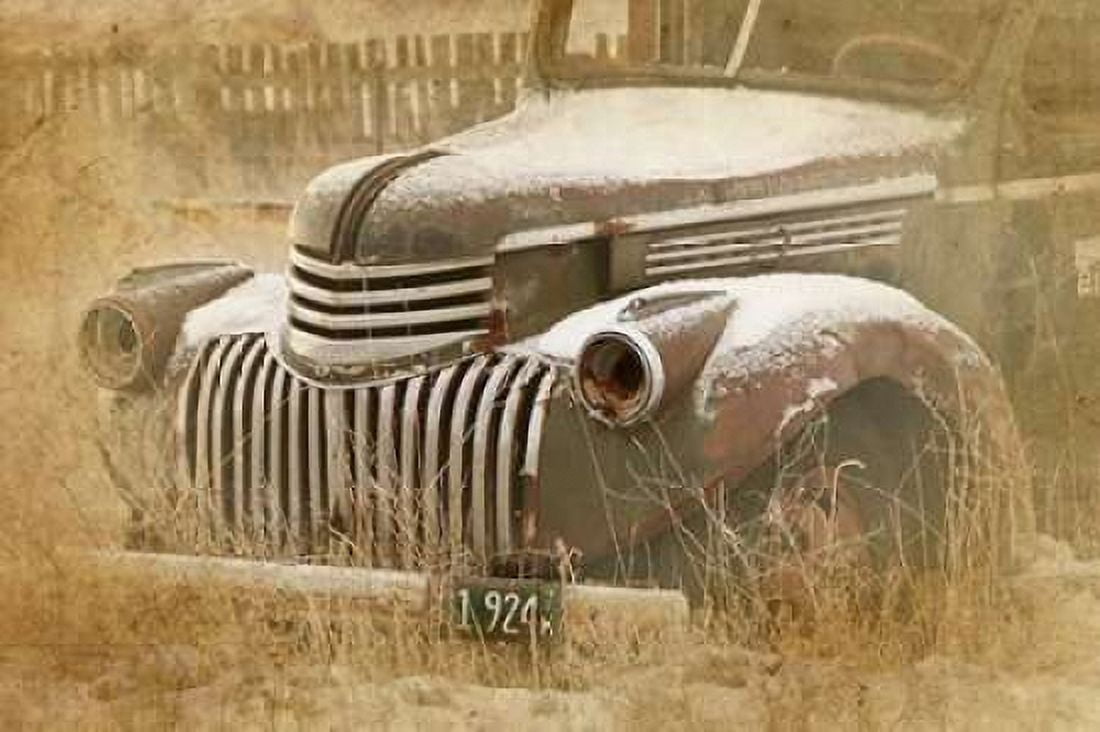Truck Circa Canvas Art - Ramona Murdock (24 x 36)